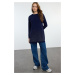 Trendyol Dark Navy Blue Basic Knitwear Sweater