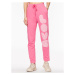LOVE MOSCHINO Teplákové nohavice W155609M 4457 Ružová Regular Fit