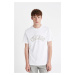 DEFACTO Regular Fit Crew Neck Printed Short Sleeve T-Shirt