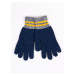 Yoclub Man's Gloves RED-0074F-AA50-006 Navy Blue