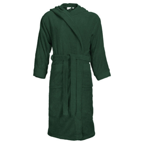 The One Towelling® Unisex župan s kapucňou T1-BH Dark Green