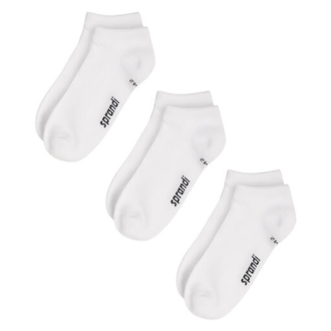 Sprandi Súprava 3 párov vysokých dámskych ponožiek 0WB-001-AW23 (3-pack) Biela