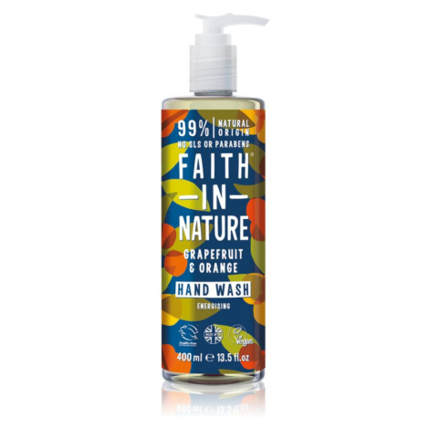 Faith In Nature Grapefruit & Orange prírodné tekuté mydlo na ruky