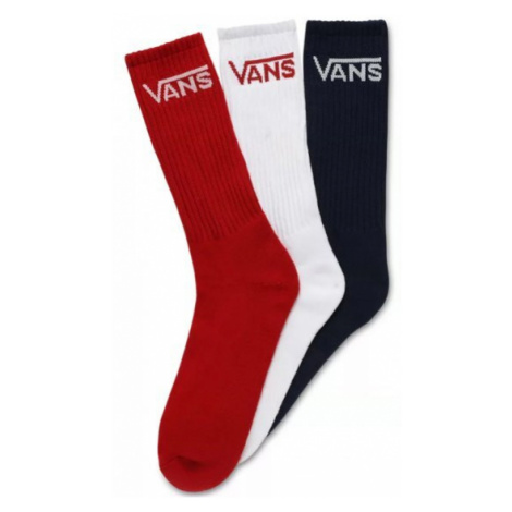 VANS PACK - ponožky CLASSIC CREW DRESS BLUES / CHILI PEPPER 38,5-42