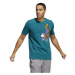 Pánske tričko Don Avatar Tee H62295 - NIKE petrolejová s vzorem