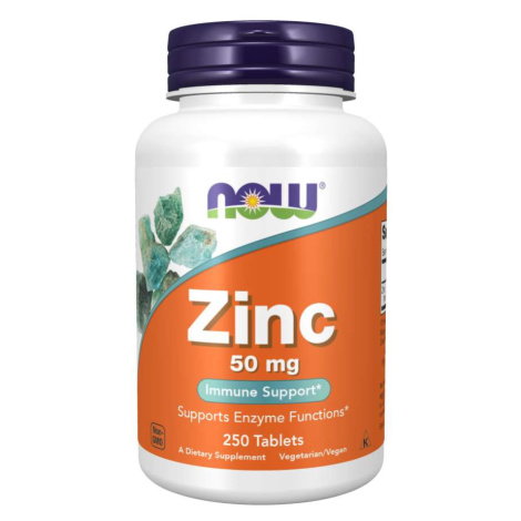 NOW® Foods NOW Zinc (zinek glukonát), 50 mg, 250 tablet