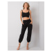 Black two-piece tracksuit