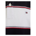 Tommy Hilfiger Polokošeľa Global Rugby KB0KB08857 Biela Relaxed Fit