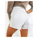 Women's jean shorts DEVIS white SY0166