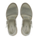 Calvin Klein Espadrilky Wedge Sandal 70 He HW0HW02050 Sivá