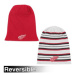 Detroit Red Wings zimná čiapka Reebok Faceoff Long Reversible Knit Hat