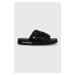 Šľapky Karl Lagerfeld ATLANTIK pánske, čierna farba, KL70505
