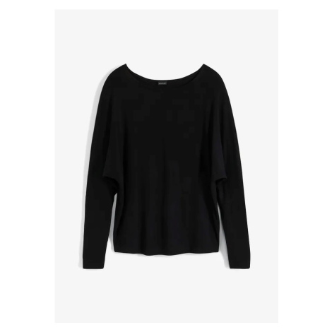 Tričko s dlhým rukávom, z jemného viskózového mixu bonprix