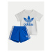 Adidas Súprava Tričko a šortky JE0525 Modrá Regular Fit