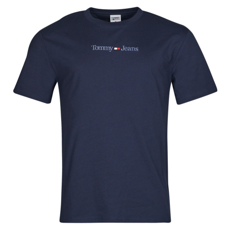 Tommy Jeans  TJM CLSC SMALL TEXT TEE  Tričká s krátkym rukávom Námornícka modrá Tommy Hilfiger