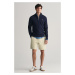 SVETER GANT STRUCTURED COTTON HALF ZIP EVENING BLUE