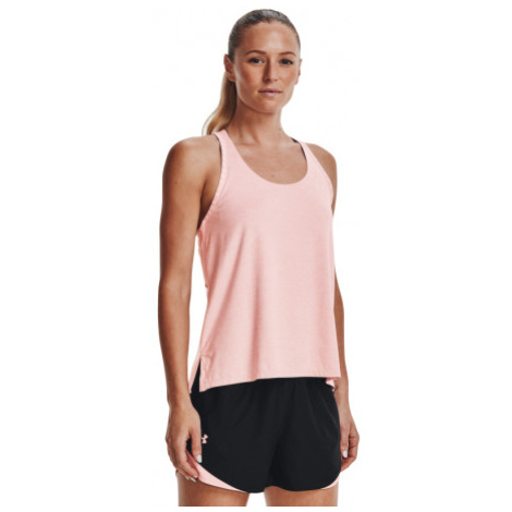 Dámske tréningové tielko UNDER ARMOUR UA Knockout Mesh Back Tank-PNK-1360831-676