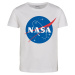 NASA Insignia Children's T-Shirt with Short Sleeves - White
