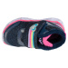 Tmavomodré dievčenské svietiace topánky Skechers Heart Lights - Brilliant Rainbow 302669N-NVPK