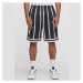 Kraťase Karl Kani Small Signature Striped Mesh Shorts black/white