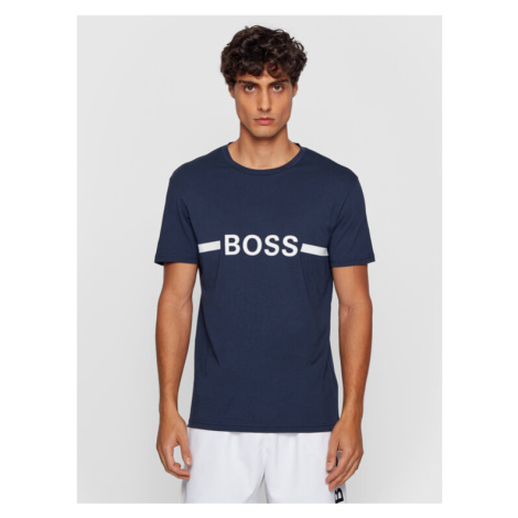 Boss Tričko 50437367 Tmavomodrá Slim Fit Hugo Boss