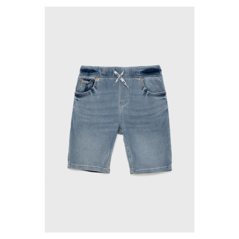 Detské rifľové krátke nohavice Levi's nastaviteľný pás Levi´s