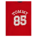 Tommy Hilfiger Tričko Mesh Varsity Tee S/S KB0KB08683 Červená Regular Fit