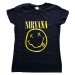 Nirvana tričko Yellow Smiley Modrá