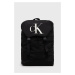 Ruksak Calvin Klein Jeans dámsky, čierna farba, veľký, s potlačou