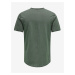 Zelené melírované tričko ONLY & SONS Benne