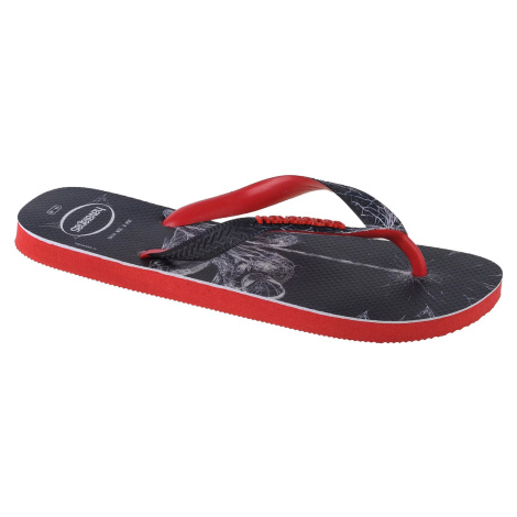 Čierno-červené žabky Havaianas Top Marvel Premium 4147155-2090