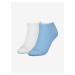 Súprava dvoch párov dámskych ponožiek v bielej a modrej farbe Tommy Hilfiger