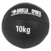 Gorilla Sports Kožený medicinbal, 10 kg, černý