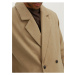 Béžový pánsky kabát s prímesou vlny Jack & Jones Harry