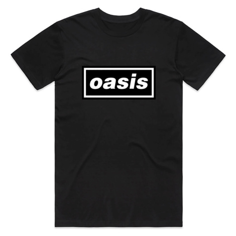 Oasis tričko Decca Logo Čierna
