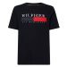 Tommy Hilfiger Tričko - MIX MEDIA BAR TEE modré