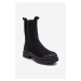 Women's Chelsea Zipper Boots, Black Samil