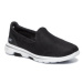 Skechers Poltopánky Go Walk 5 15901/BKW Čierna