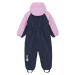 Dievčenský zimný overal COLOR KIDS Coverall - Colorblock & Solid-741597.5214-Lilac chiffon