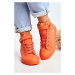 Women's High Sneakers Big Star Orange 37