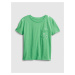 Detské tričko print pocket Zelená