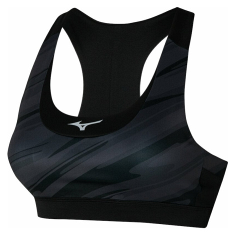 Mizuno Alpha Graphic Bra Black Bežecká podprsenka