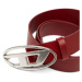 Opasok Diesel Oval D Logo B-1Dr Belt Fiery Red