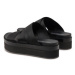 Calvin Klein Jeans Šľapky Flatform Sandal Webbing In Mr YW0YW01361 Čierna