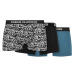 Organic Boxer Shorts 3-Pack Detail aop/black/jasper