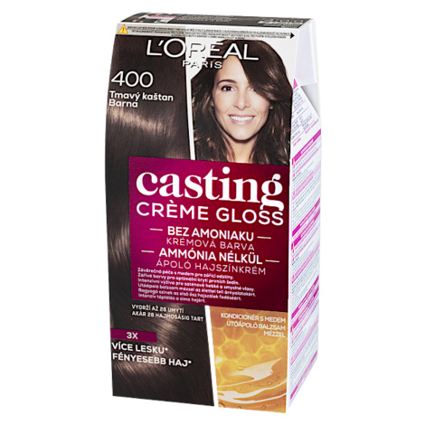 Preliv bez amoniaku Loréal Casting Créme Gloss - 400 tmavý gaštan - L’Oréal Paris + darček zadar