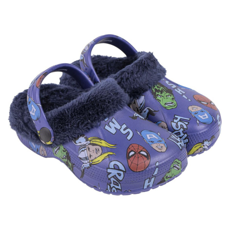 HOUSE SLIPPERS CLOG FLEECE AVENGERS