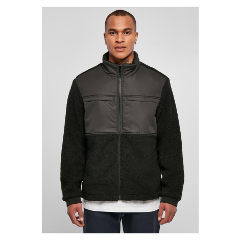 Sherpa patched jacket black Urban Classics