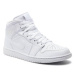 Nike Sneakersy Air Jordan 1 Mid 554724 136 Biela