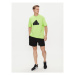 Adidas Tričko IN1627 Zelená Loose Fit